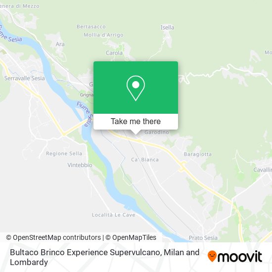 Bultaco Brinco Experience Supervulcano map