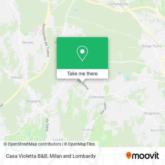Casa Violetta B&B map