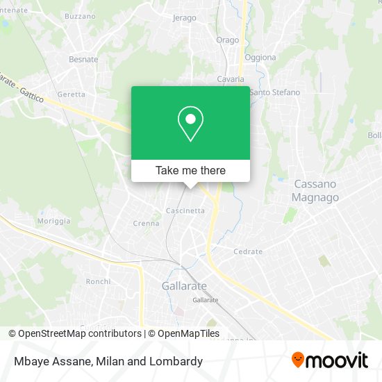 Mbaye Assane map