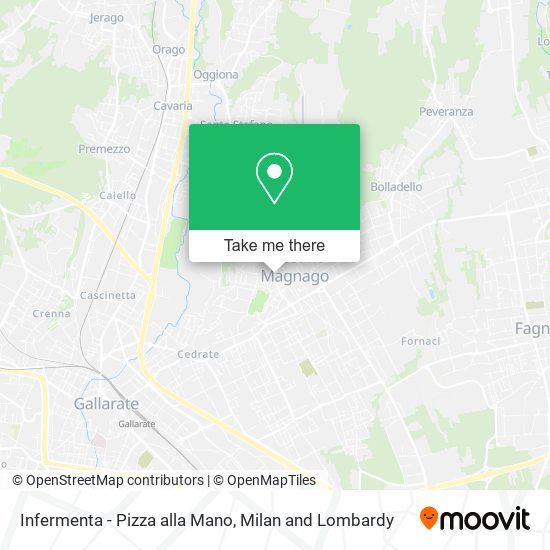 Infermenta - Pizza alla Mano map