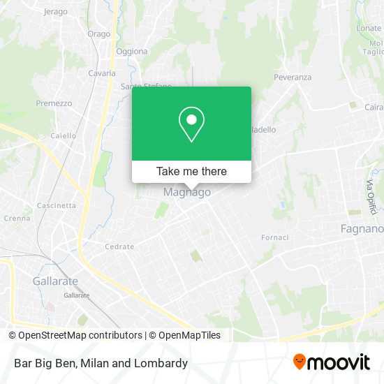 Bar Big Ben map