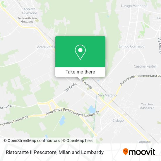 Ristorante Il Pescatore map