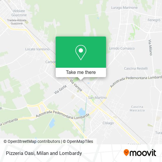 Pizzeria Oasi map