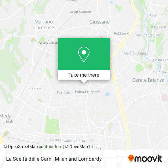 La Scelta delle Carni map