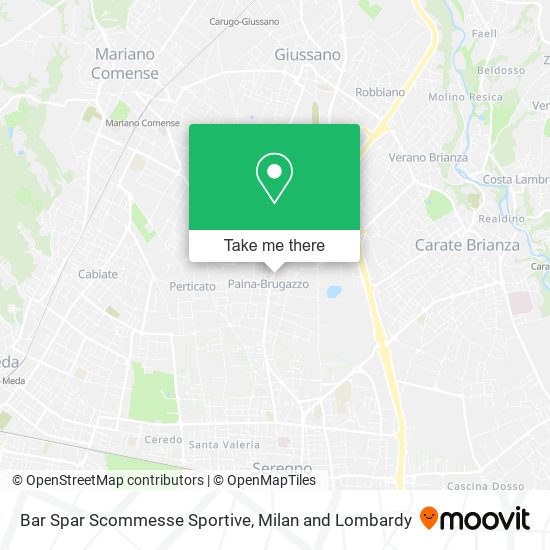 Bar Spar Scommesse Sportive map