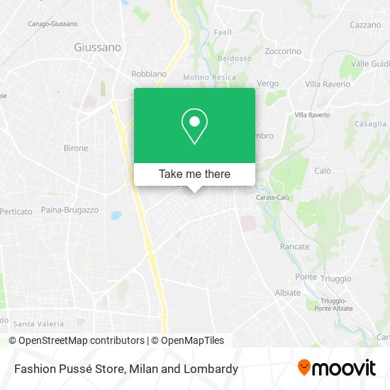 Fashion Pussé Store map