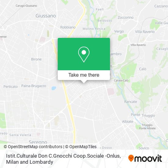 Istit.Culturale Don C.Gnocchi Coop.Sociale -Onlus map