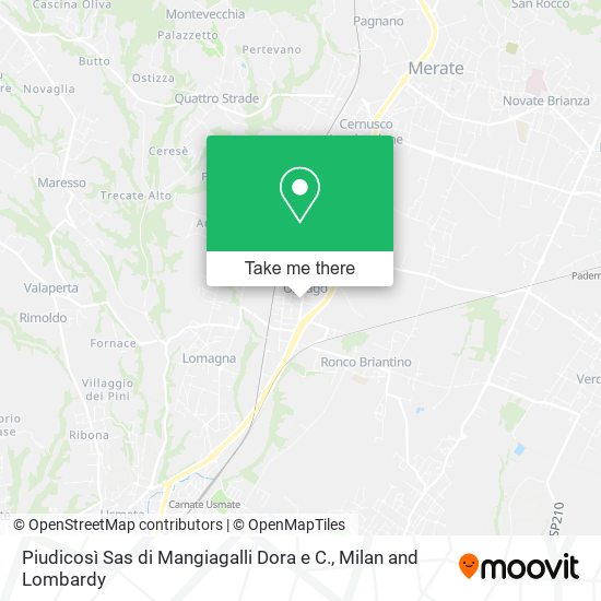 Piudicosì Sas di Mangiagalli Dora e C. map