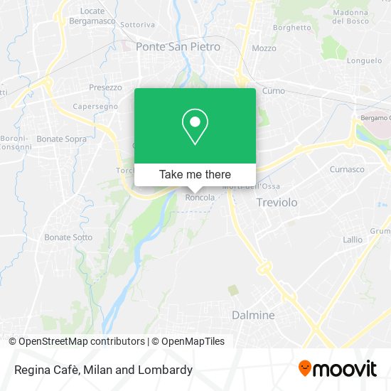 Regina Cafè map