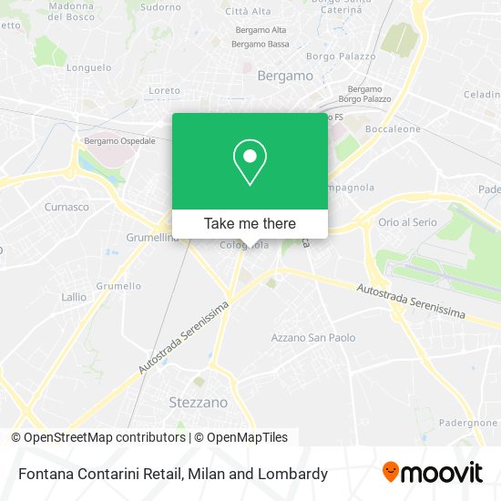 Fontana Contarini Retail map