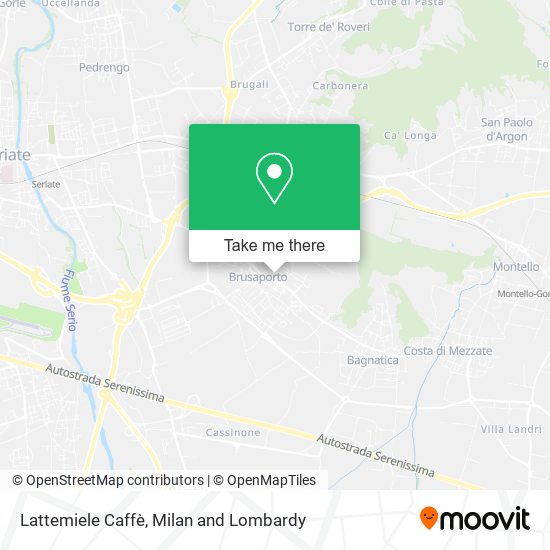 Lattemiele Caffè map