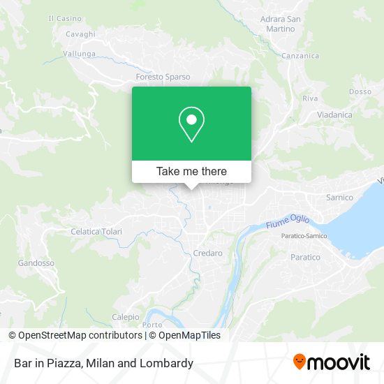 Bar in Piazza map