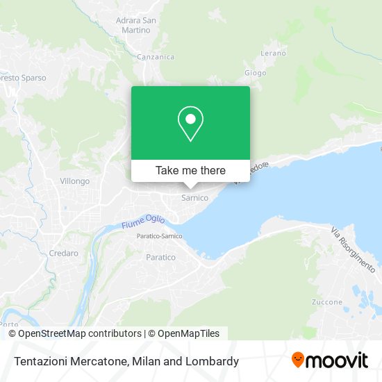 Tentazioni Mercatone map