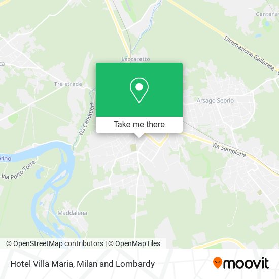 Hotel Villa Maria map