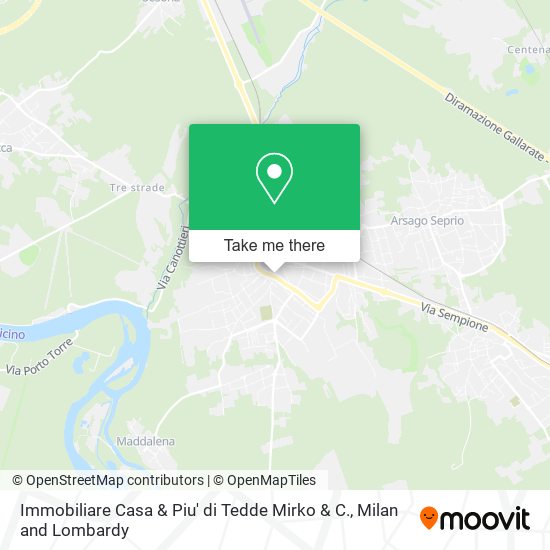 Immobiliare Casa & Piu' di Tedde Mirko & C. map