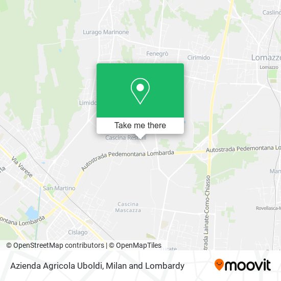 Azienda Agricola Uboldi map