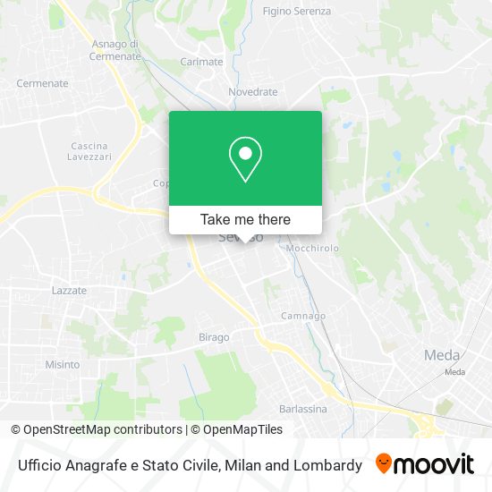 Ufficio Anagrafe e Stato Civile map