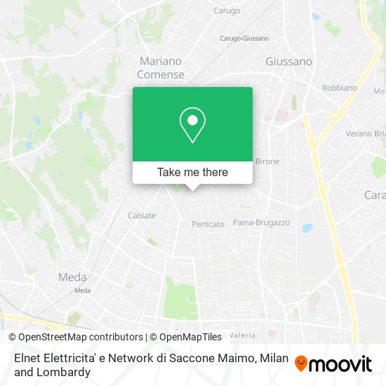 Elnet Elettricita' e Network di Saccone Maimo map