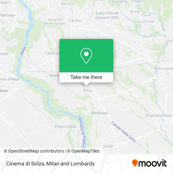 Cinema di Solza map