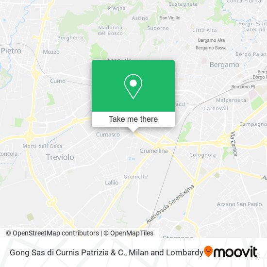 Gong Sas di Curnis Patrizia & C. map