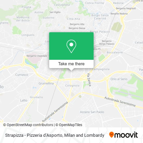 Strapizza - Pizzeria d'Asporto map