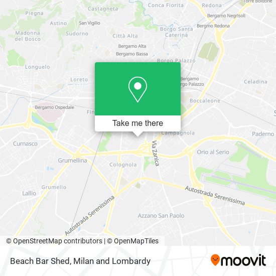 Beach Bar Shed map