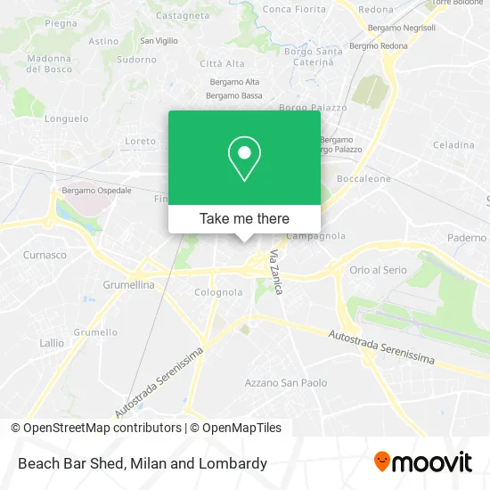 Beach Bar Shed map