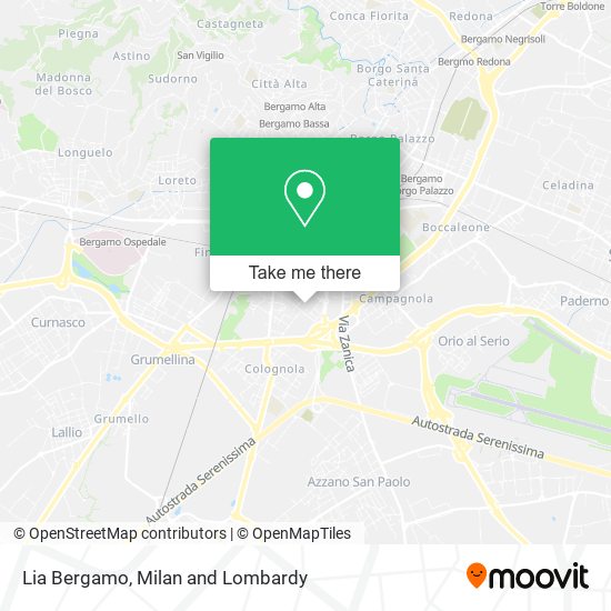 Lia Bergamo map