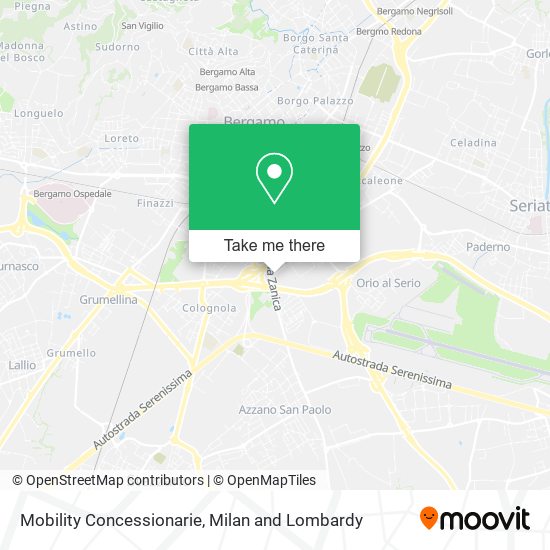 Mobility Concessionarie map