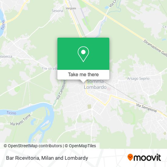 Bar Ricevitoria map