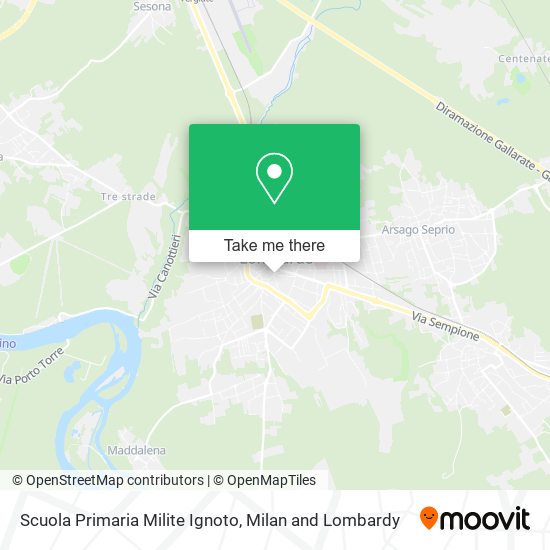 Scuola Primaria Milite Ignoto map