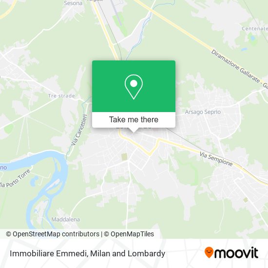 Immobiliare Emmedi map