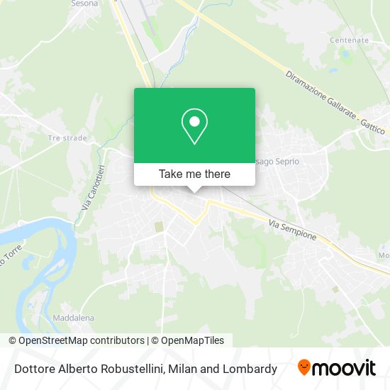 Dottore Alberto Robustellini map