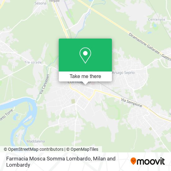 Farmacia Mosca Somma Lombardo map