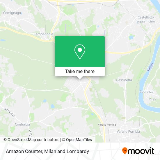 Amazon Counter map