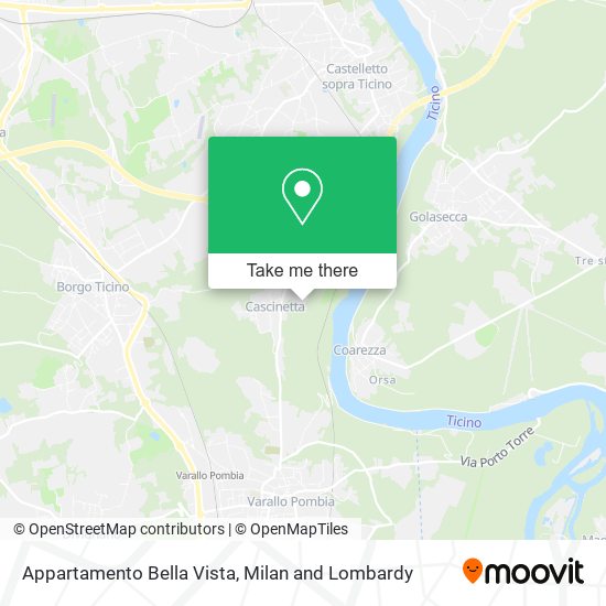 Appartamento Bella Vista map
