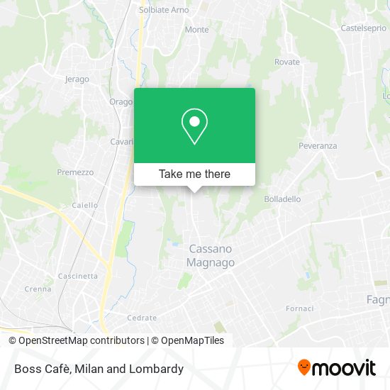 Boss Cafè map