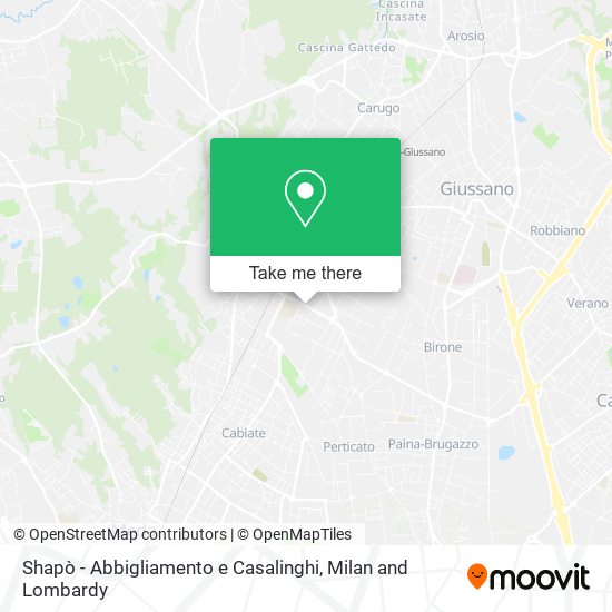 Shapò - Abbigliamento e Casalinghi map