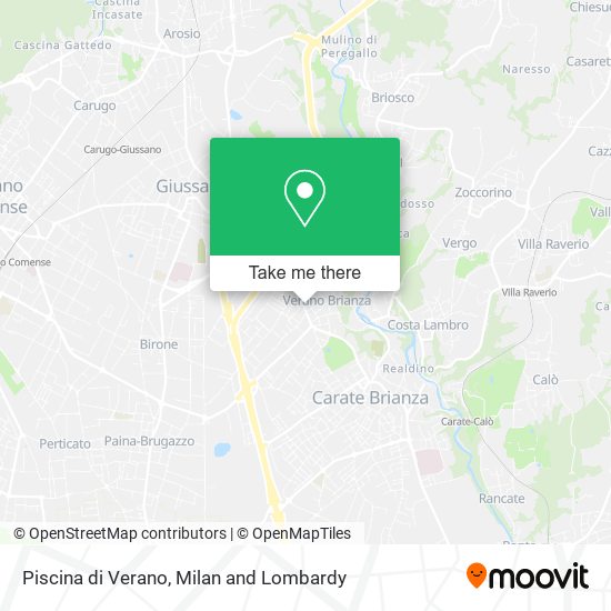Piscina di Verano map