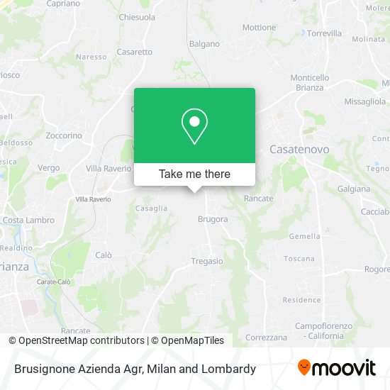 Brusignone Azienda Agr map