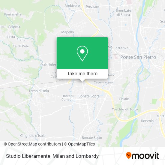 Studio Liberamente map