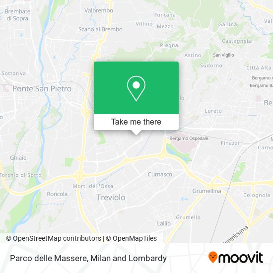Parco delle Massere map
