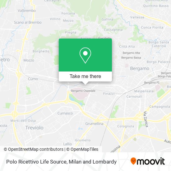 Polo Ricettivo Life Source map