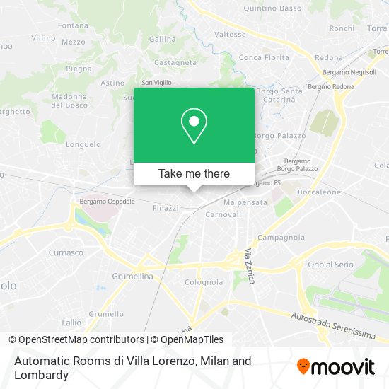 Automatic Rooms di Villa Lorenzo map