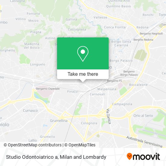 Studio Odontoiatrico a map