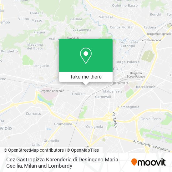 Cez Gastropizza Karenderia di Desingano Maria Cecilia map