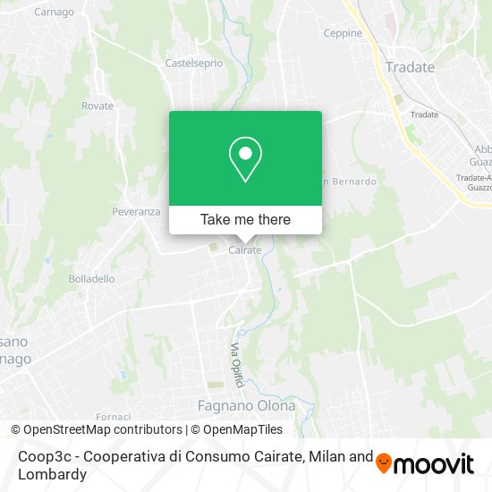 Coop3c - Cooperativa di Consumo Cairate map