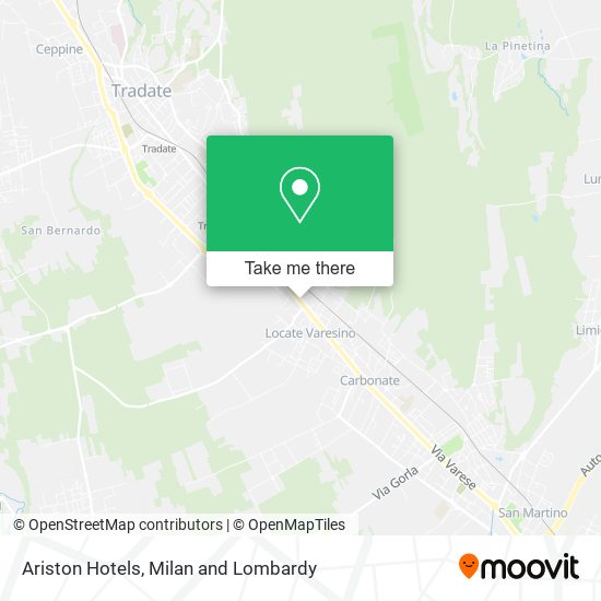 Ariston Hotels map