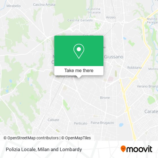 Polizia Locale map