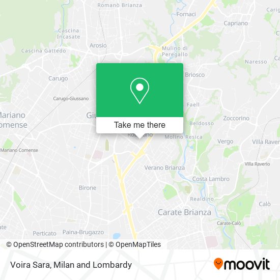 Voira Sara map